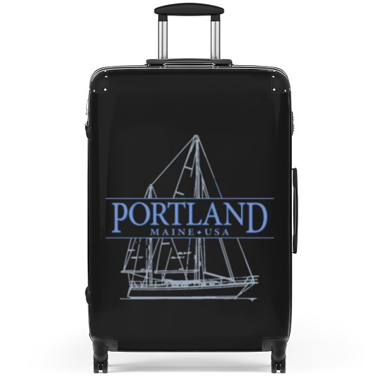 Discover Portland Maine Sailing Suitcases
