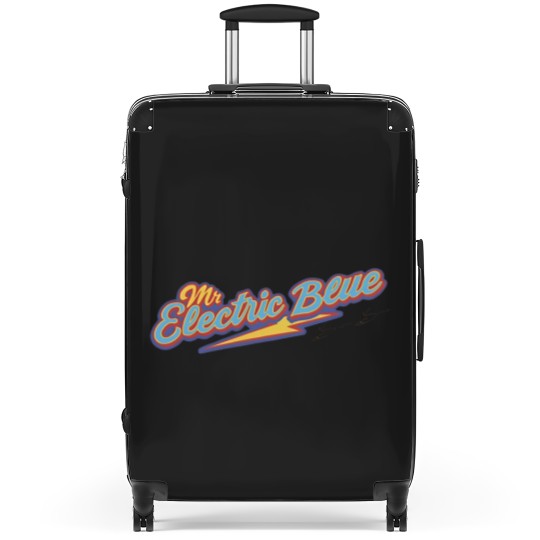 Discover Benson Boone Mr Electric Blue Suitcases, Gift for Fans