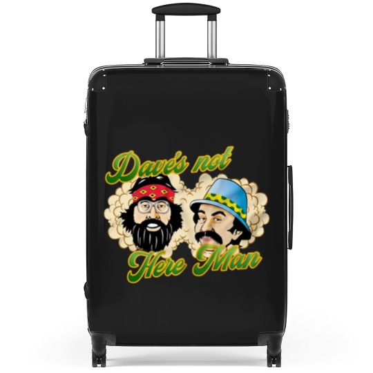 Discover Daves Not Here Man Suitcases, Cheech And Chong Suitcases