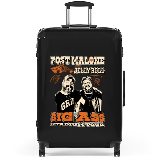 Discover Post Malone Jelly Roll Concert Tour Suitcases Posty Beautifully Broken Rapper