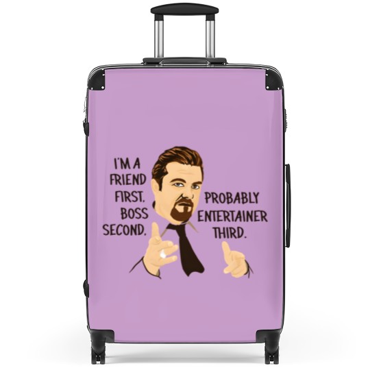 Discover David Brent - The Office Art Quote Suitcases