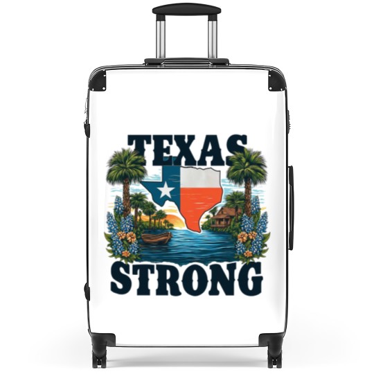 Discover Texas Strong Hill Country 2025 Flood Suitcases, Kerr County Pride Suitcases