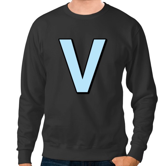 Discover Blue letter V Sweatshirts
