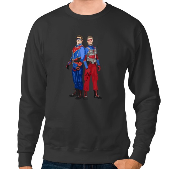 Discover Kid Danger and Captain Man Sweatshirts