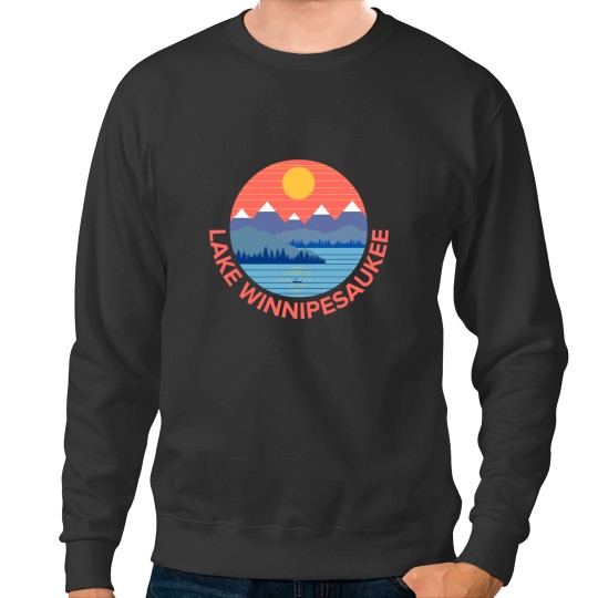 Discover Lake Winnipesaukee New Hampshire Boating, Fishing, Hiking, Camping Sweatshirts