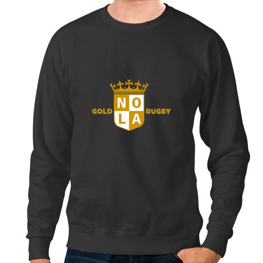 Discover NOLA Gold Rugby Sweatshirts