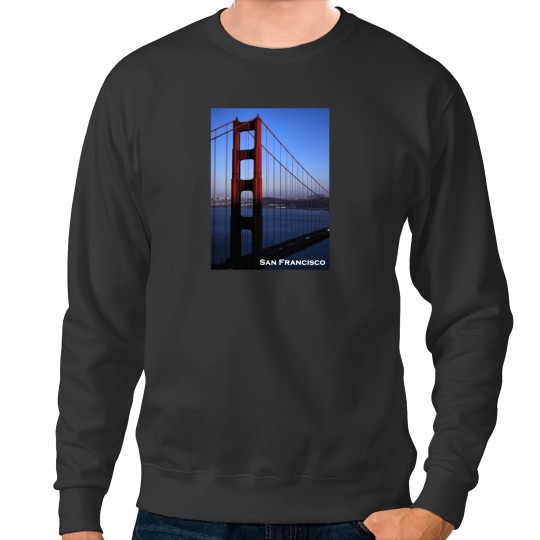 Discover Golden Gate Bridge at Sunset Sweatshirts