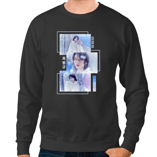 Discover TXT Beomgyu FREEZE Concept Collage Sweatshirts