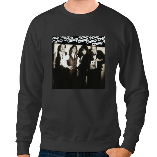 Discover Chea. Tric. band cover  .png Sweatshirts