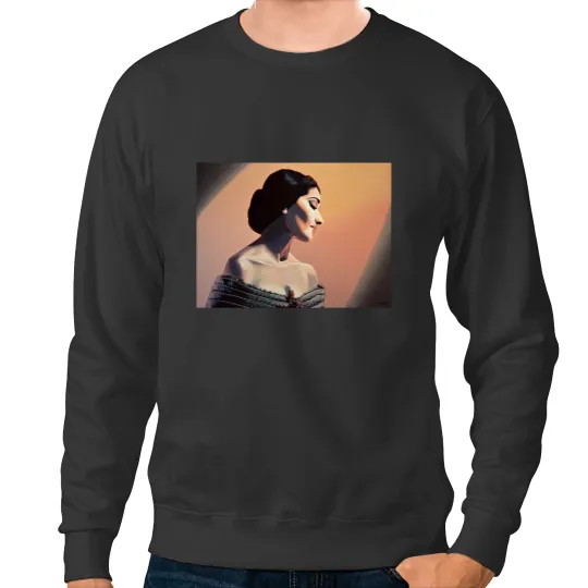 Discover Maria Callas painting Sweatshirts