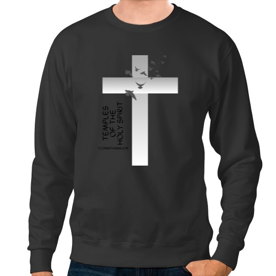 Discover 1 Corinthians 6 Temple Of The Holy Spirit Bible Verse About The Love Of God Sweatshirts