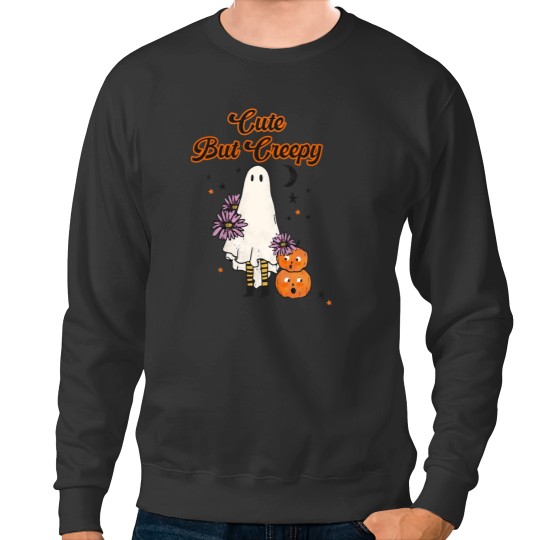 Discover Cute But Creepy Happy Holloween Sweatshirts