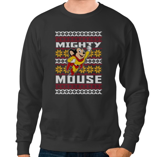 Discover MIGHTY MOUSE UGLY CHRISTMAS SWEATER Sweatshirts