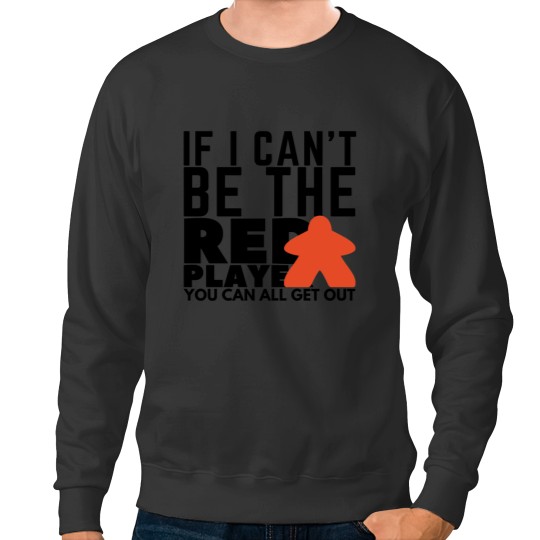 Discover Board Game Red Player Art Sweatshirts