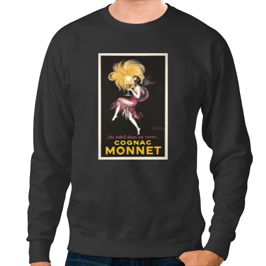 Discover Cognac Monnet Cognac Vintage Beverage Sweatshirts