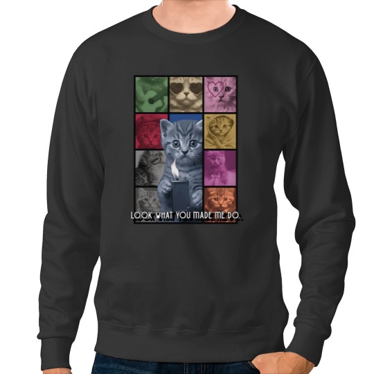 Discover Look what you made me do. Sticker.png Sweatshirts