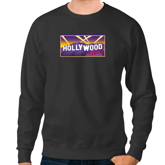 Discover Hollywood Video Logo Sweatshirts