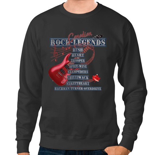Discover Canadian Rock Bands Sweatshirts