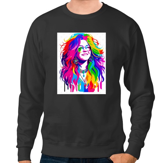 Discover Janis Joplinn Pop Art (2) Sweatshirts