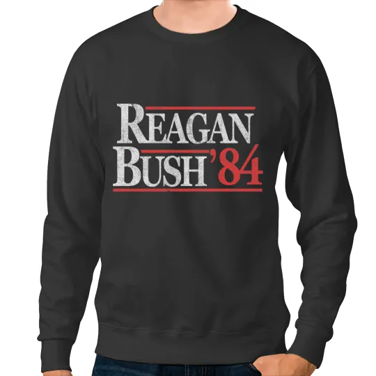 Discover Vintage Reagan Bush 1984 Sweatshirts