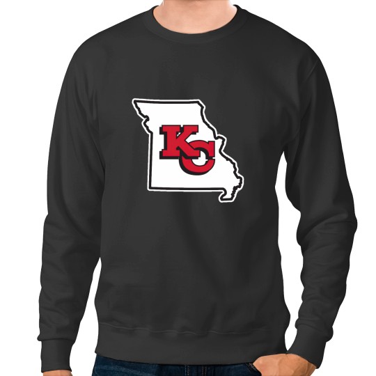 Discover Kansass City Map Sweatshirts