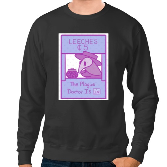 Discover Pastel Plague Doctor Leeches Booth Sticker Sweatshirts
