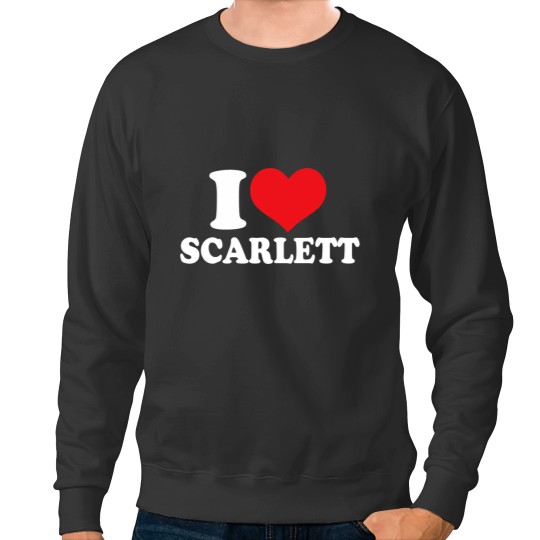 Discover I Love Scarlett Sweatshirts