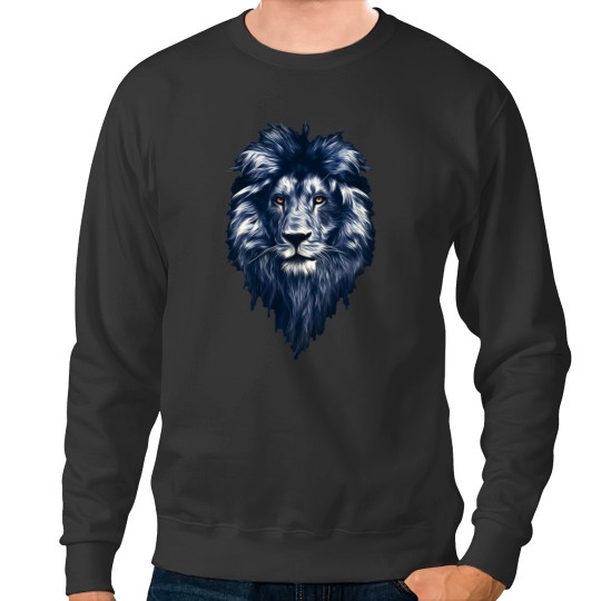 Discover the blue lion Sticker Sweatshirts