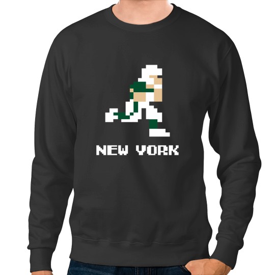 Discover 8 bit New York Football Sweatshirts
