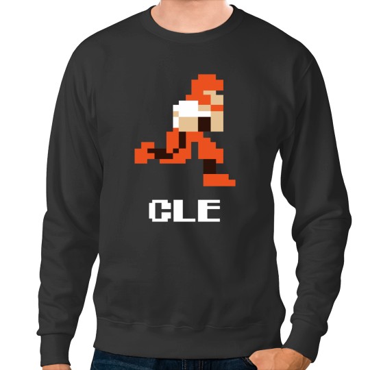 Discover 8 bit Clev eland Football 1 Sweatshirts