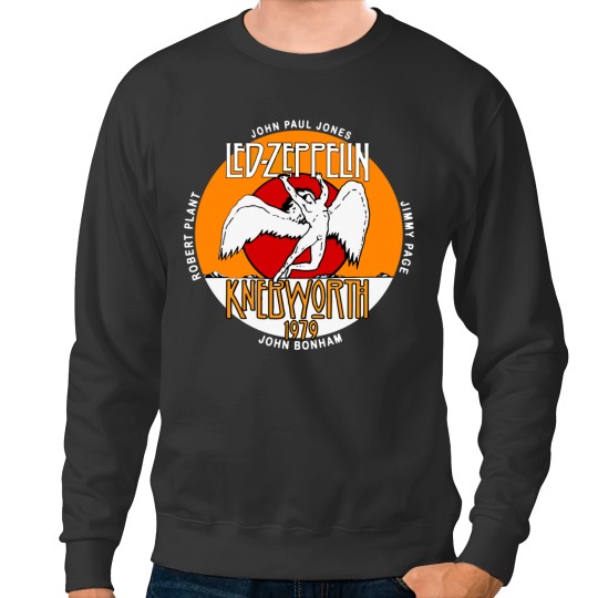 Discover Led Z-E-P-P-E-L-I-N At Knebworth 1979 Music Band Sweatshirts