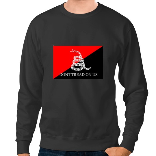 Discover Anarcho-Communist Gadsden Flag Sweatshirts