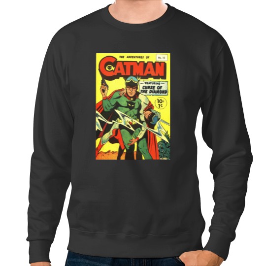 Discover Catman - Vintage Comic Book Sweatshirts