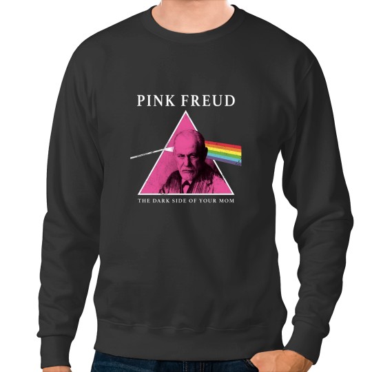 Discover Pink Freud Psychanalyse Classic Sweatshirt Le côté obscur de ta mère