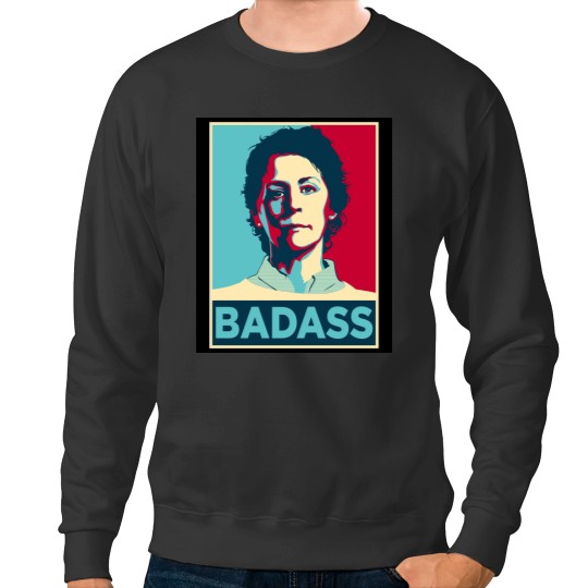 Discover CAROL PELETIER BADASS The Walking D Sweatshirts