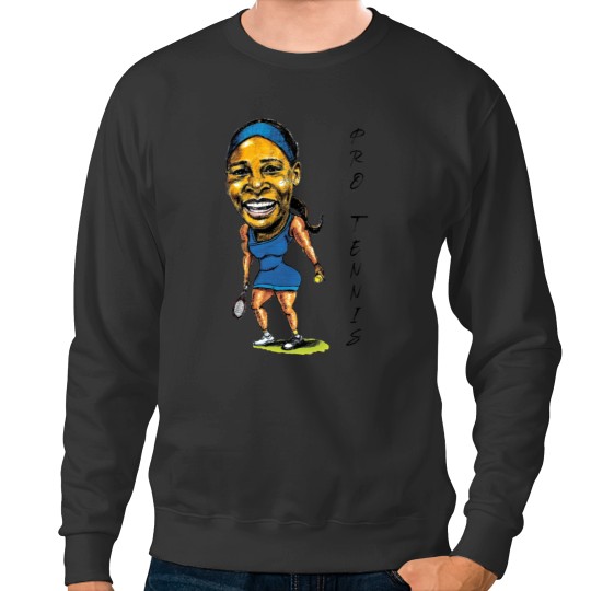 Discover Serena Williams pro tennis player - caricature Sweatshirts