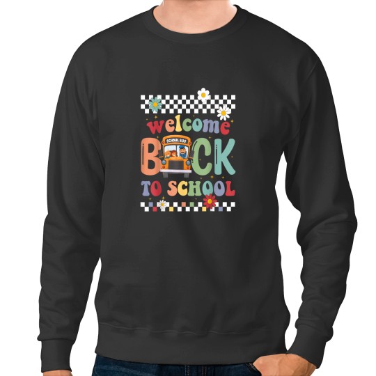 Discover Groovy Welcome Back To school Back to School Kid Sweatshirts