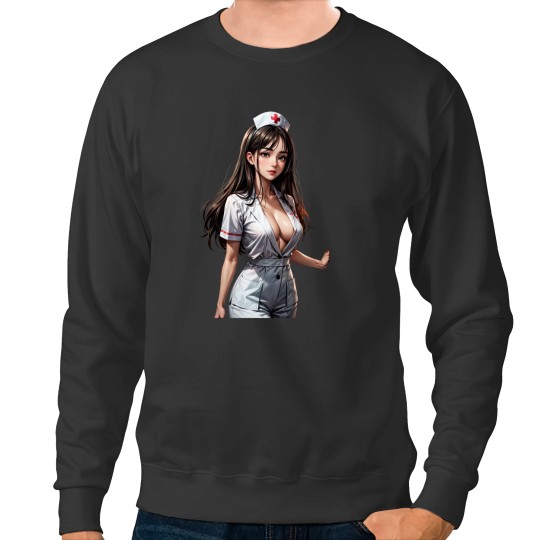 Discover Anime Sexy Nurse Sweatshirts