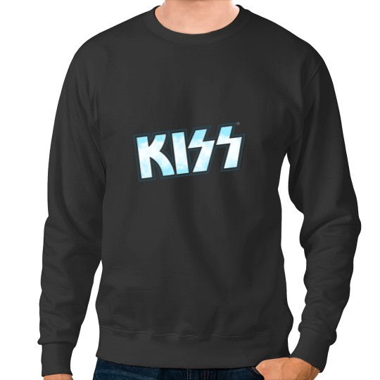 Discover Clouds Blue Sky Kissa The Band Logo Sweatshirts