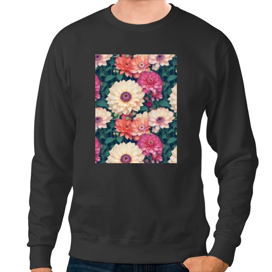 Discover Blossoming Garden Haven Graphic Sweatshirts