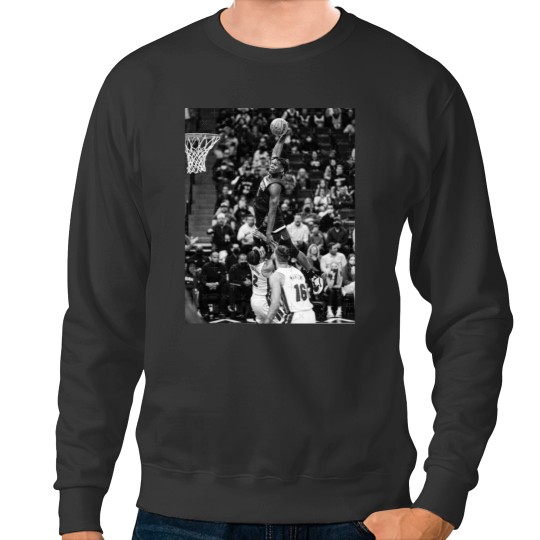 Discover Anthony Edwards - Dunk Of The Year - BlackWhite Poster Sweatshirts