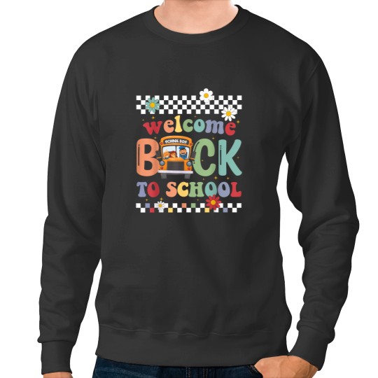 Discover Groovy Welcome Back To school Back to School Kid Sweatshirts