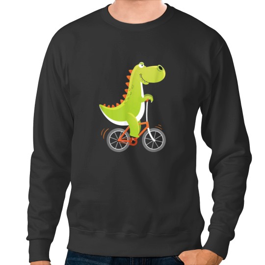 Discover Dinosaur Dino Bike Bicycle Biking Biker Cyclist Cycling Gift 4560 Sweatshirts