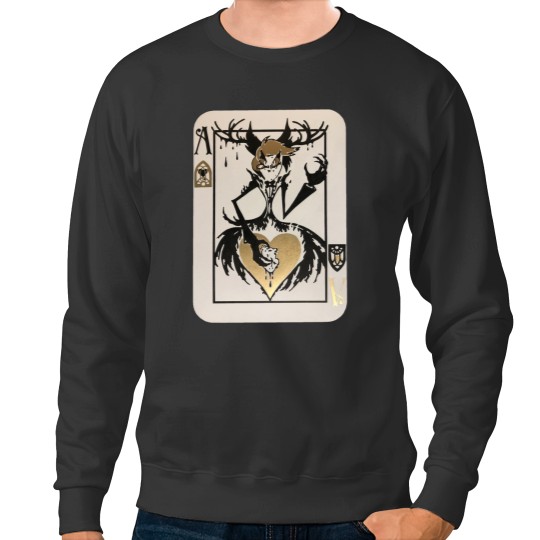 Discover Alastor AcePlaying Card Sweatshirts