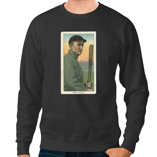 Discover Ty Cobb 1909-1911 T206 Baseball Card 1 Sweatshirts