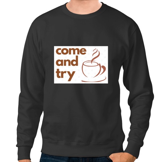 Discover My Coffee Sticker Sweatshirts