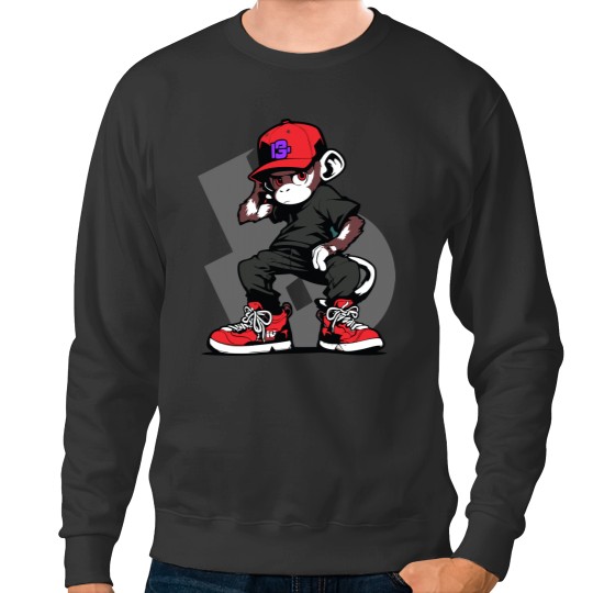 Discover Monkeys are smart and agile animals Sweatshirts