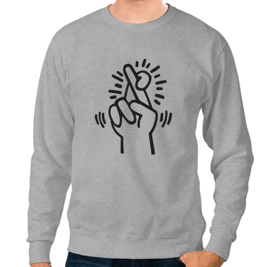 Discover Fingers Crossed Sweatshirts
