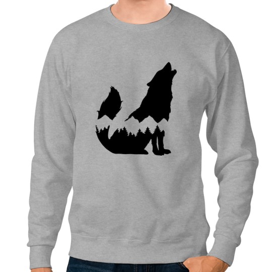 Discover Howling Wolf Mountain Sweatshirts