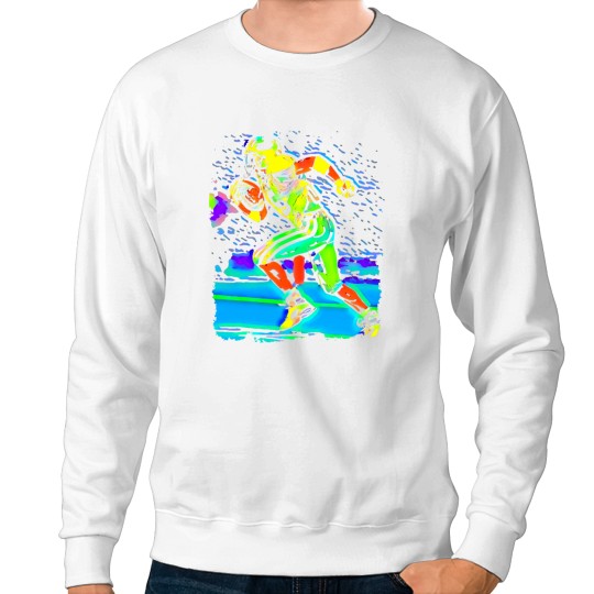 Discover American Football Touchdown Pop Art Sweatshirts